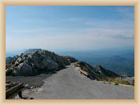 Hora Sveti Jure - silnice z vrcholu
