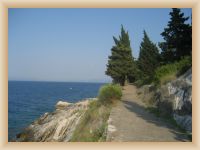 Trpanj - promenádní cesta Lungo Mare